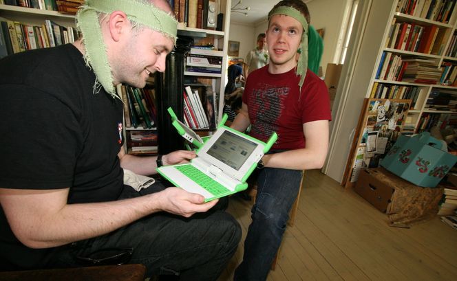Den første siden som ble lastet opp når de kom på nett var selvsagt digi.no