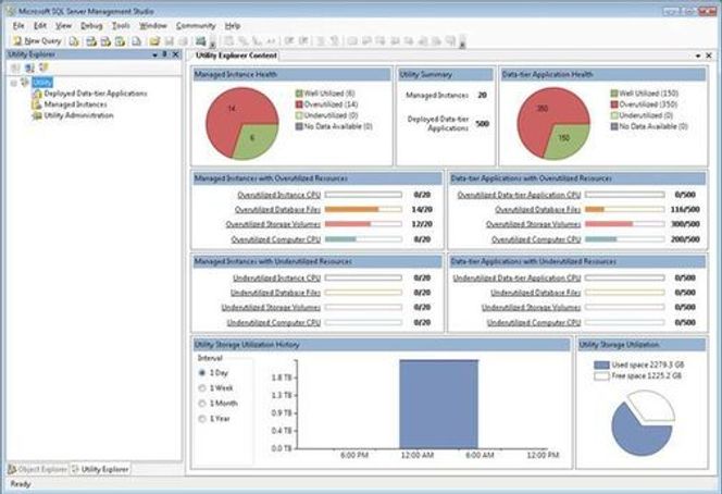 Det nye administrasjonsverktøyet i SQL Server 2008 R2.