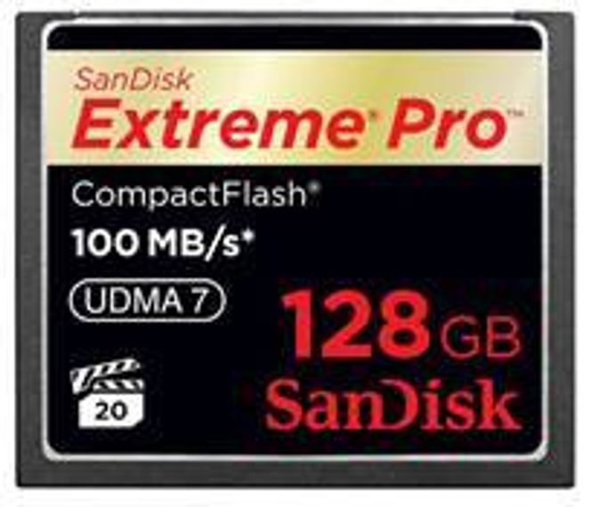 Det svært raske CompactFlash-kortet fra SanDisk Bilde: SanDisk