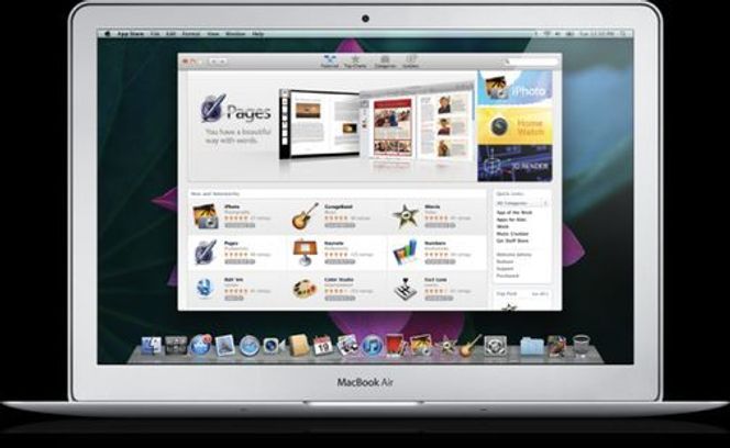 Tidlig utgave av Mac App Store. Bilde: Apple