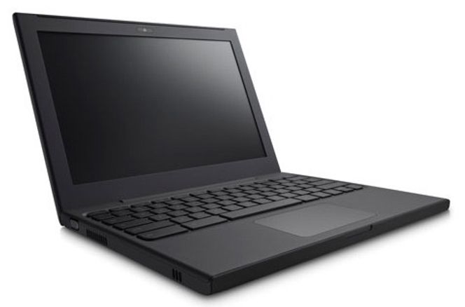 Googles svært så anonyme Chrome Notebook-prototyp, Cr-48. Bilde: Google