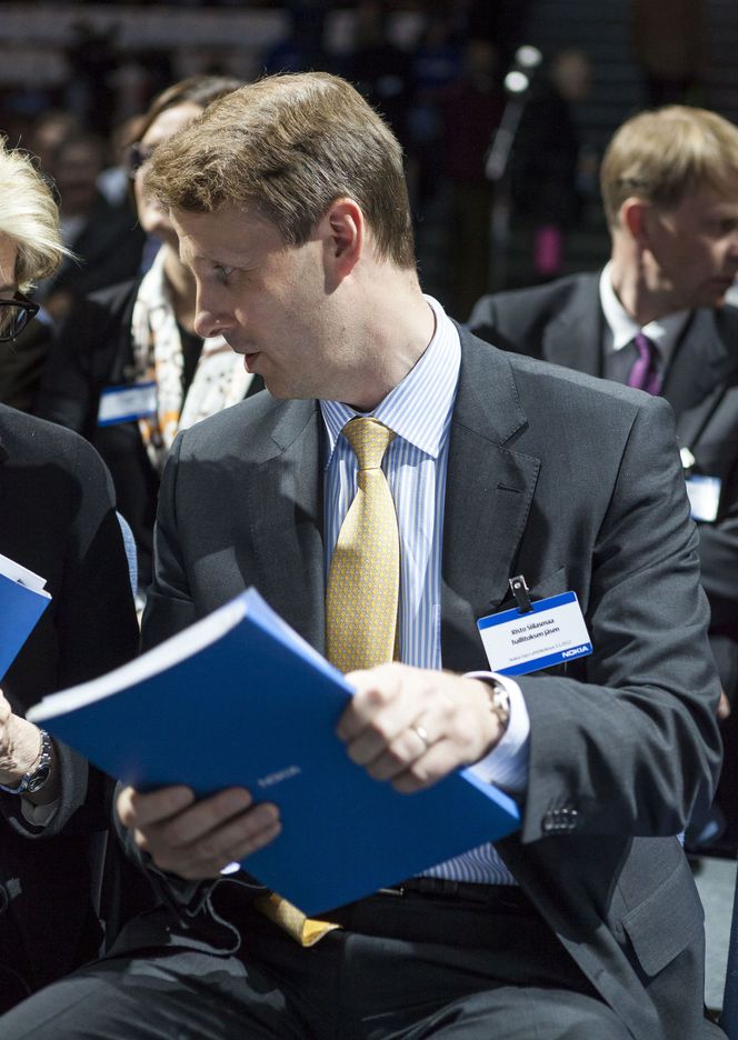 Nokias nye styreleder Risto Siilasmaa sier de har en backup-plan dersom Windows Phone ikke blir en suksess. Bilde: Bloomberg/All Over Press