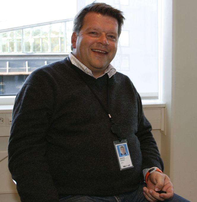 Morten Jenssen, produktspesialist i Microsoft Norge. Foto: Anders Brenna