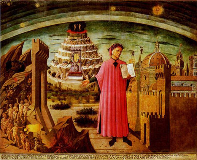 Dantes Divina Commedia er blant kulturskattene som Google skal gjøre fritt tilgjengelig over Internett. Bilde: Creative Commons