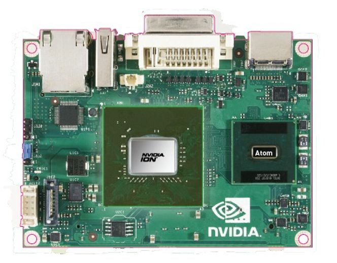Nvidia Ion-basert hovedkort Bilde: Nvidia