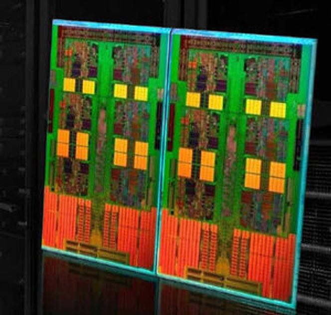 AMDs «Magny-Cours» Opteron-prosessor med 12 kjerner.