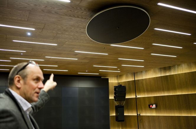 Dette er selve feststua, sier instituttleder Morten Dæhlen.