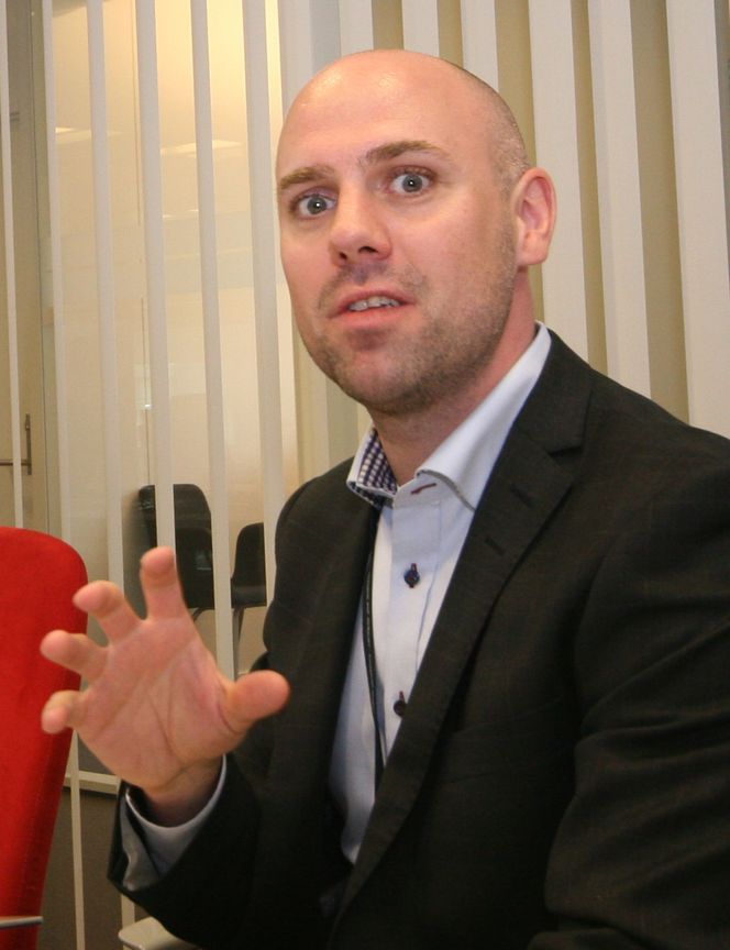 Kriseleder i Basefarm Thomas Klokkerhaug. Bilde: Marius Jørgenrud