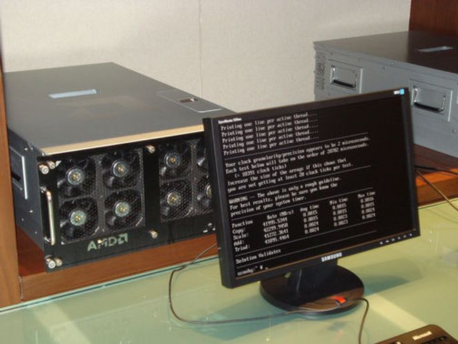 Testsystem med AMD Istanbul.