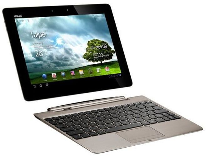Den første enheten basert på Nvidia Tegra 3 er nettbrettet Asus Eee Pad Transformer Prime. Bilde: Nvidia