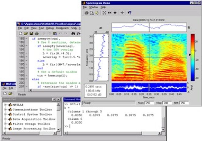 Matlab tilbyr både visualisering og utvikling.