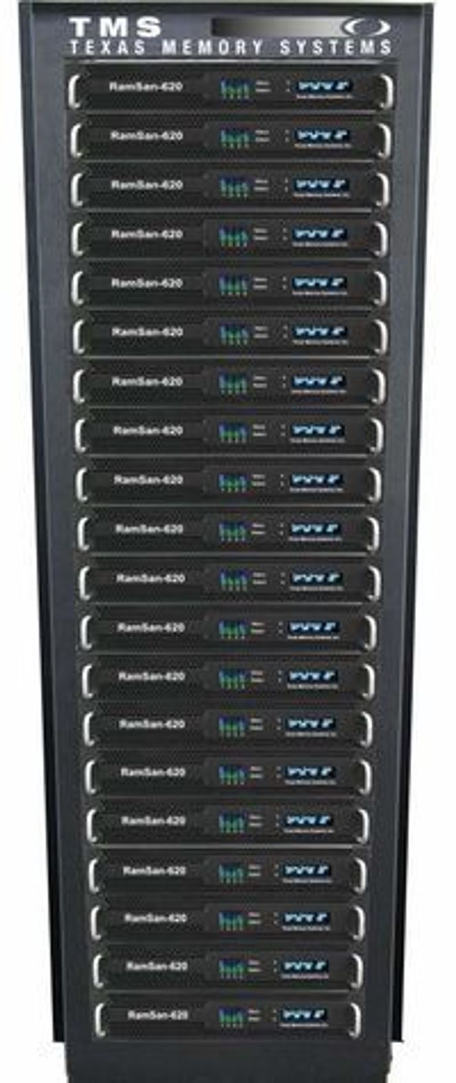 RamSan-620 er verdens raskeste og største SSD-system, ifølge Texas Memory Systems.