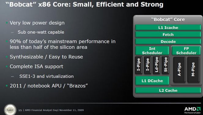 AMD Bobcat Bilde: AMD