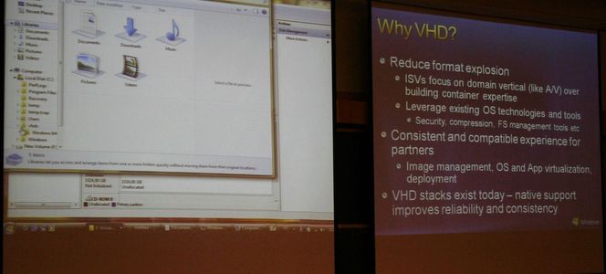 Virtuelle harddisker som maskinen kan boote fra er en viktig komponent i Windows 7, og den kan bli ekstra viktig på sikt i forbindelse med Microsofts store satsning på å bygge en gigantisk nettsky.