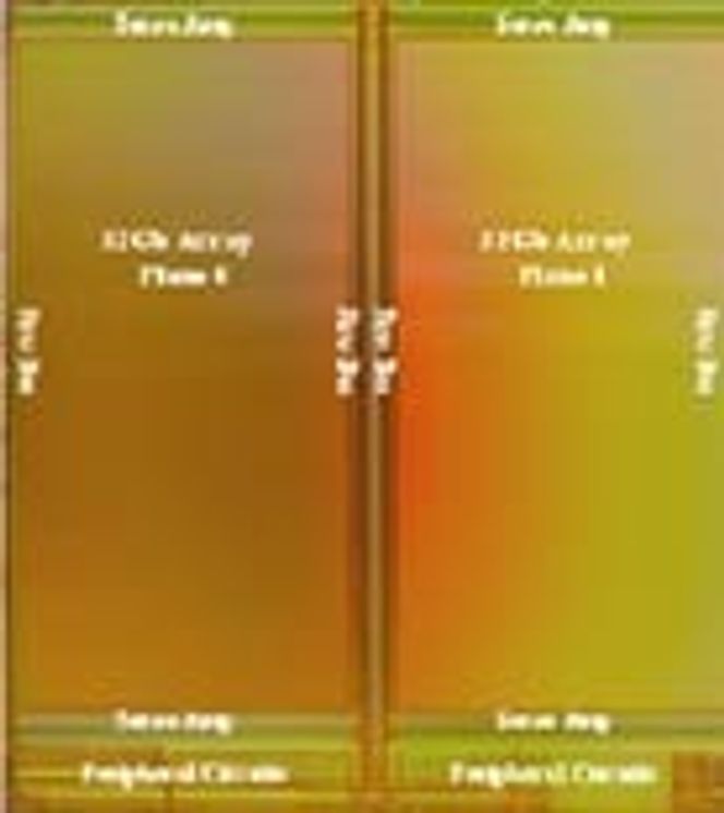 Sandisks første X4-brikke. Bilde: Sandisk