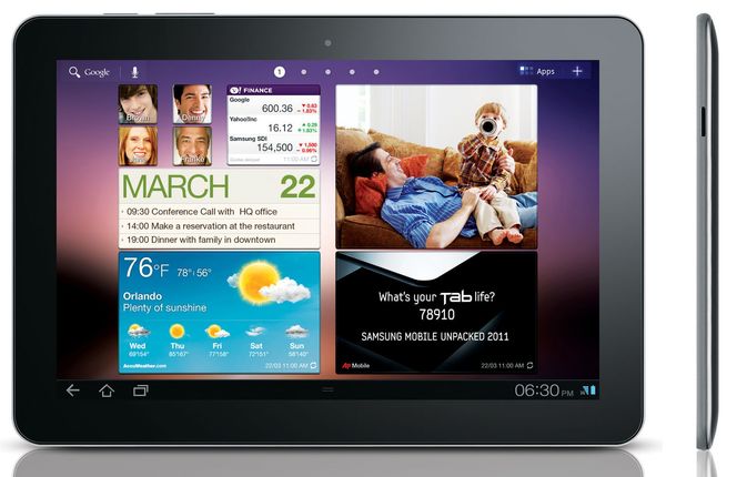 Samsung Galaxy Tab 10.1 Bilde: Samsung