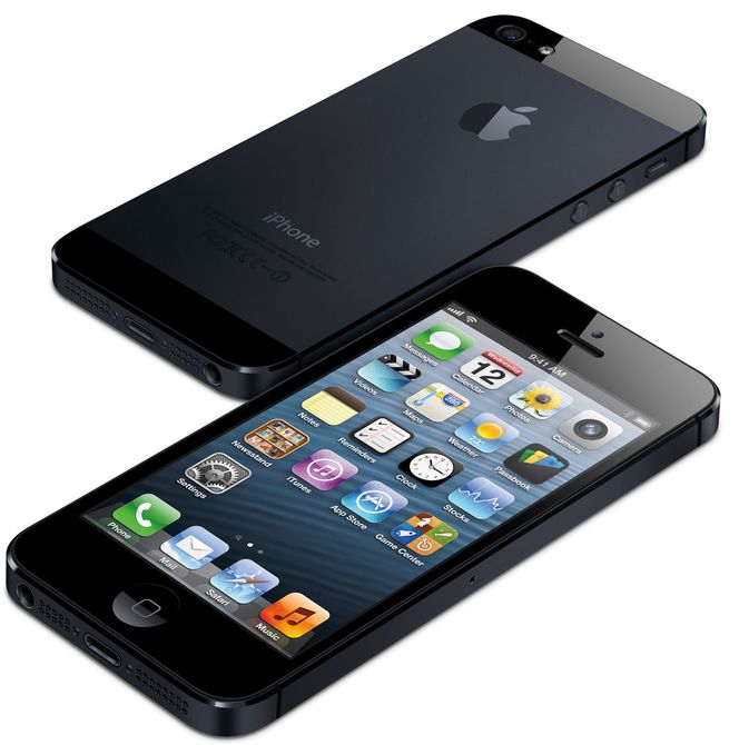 Den svarte utgaven av iPhone 5. Bilde: Apple