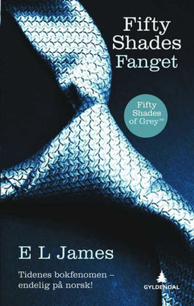 Den første boken i triologien "Fifty Shades of Grey" har blitt en suksess som ebok i Norge. Bilde: Gyldendal Norsk Forlag