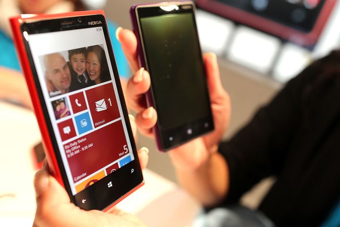 Nokias nye flaggskip klarte ikke imponere markedet kort tid etter at den ble lansert onsdag. Bilde: Spencer Platt/Getty Images/All Over Press
