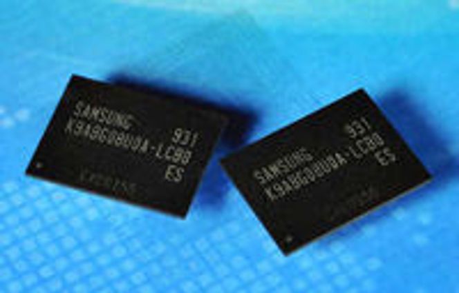 32 gigabit 3-bit MLC NAND-brikker fra Samsung.