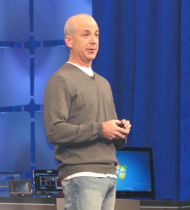 Microsofts Steven Sinofsky avslørte litt om IE9 under PDC 2009 Bilde: Harald Brombach