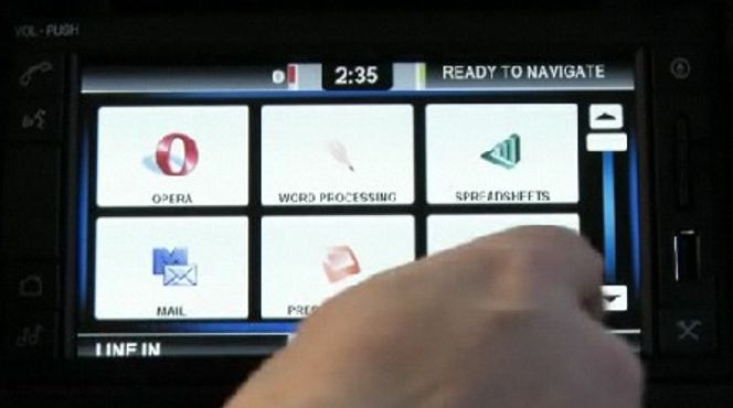 Operas nettleser tilbys som en del av Ford Work Solutions' In-Dash Computer.