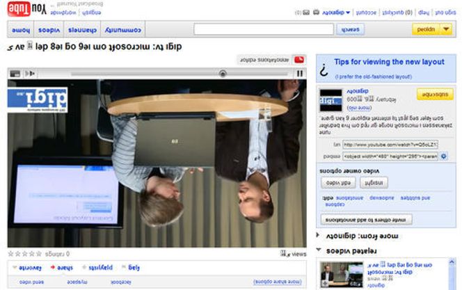 digi TV opp/ned på Youtube.