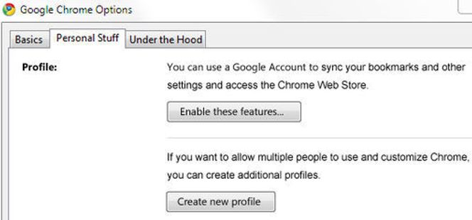 Kommende dialog for oppretting av nye profiler. Bilde: chromium.org