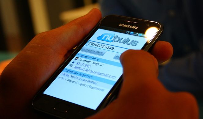 Nubulus er også tilgjengelig på Android, Googles plattform for mobiltelefoner. Bilde: Accenture