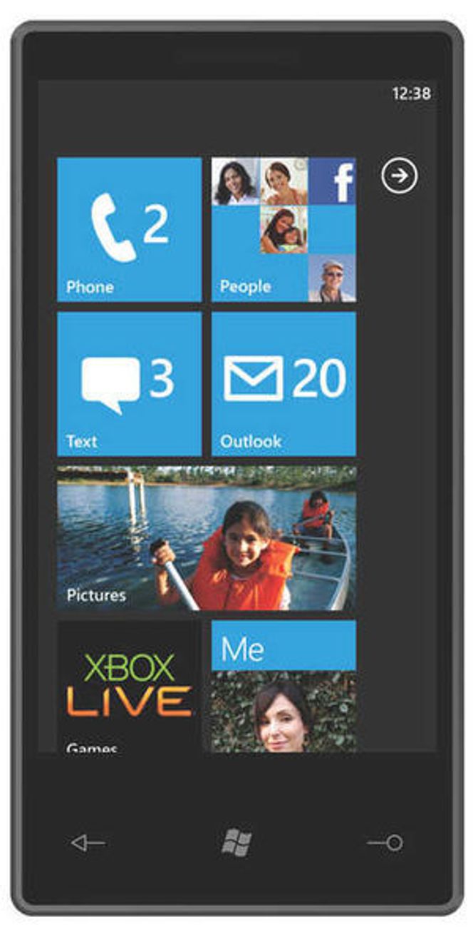 Windows Phone 7 Bilde: Microsoft
