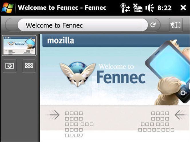 Mozilla Fennec - tidlig utgave av Firefox for Mobile