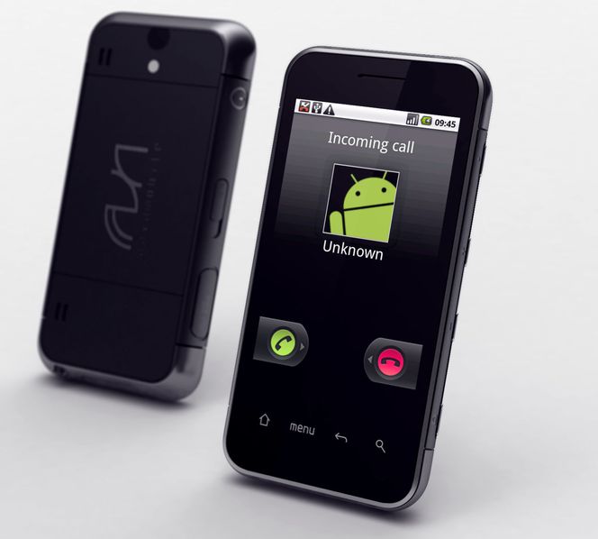 Aava Mobile smartmobil-design basert på Intels Atom-plattform. Bilde: Intel