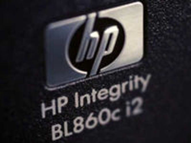 Bladserveren BL860 har to prosessorer, hver med fire kjerner. Bilde: HP