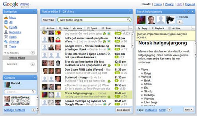Floppet: Google Wave lot brukerne kommunisere i sanntid i såkalte «bølger».