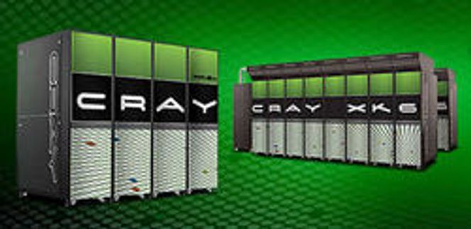 Titan vil bestå av en mengde Cray XK6-noder. Bilde: Cray