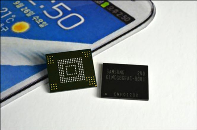 De nye flashminne-modulene til Samsung. Bilde: Samsung
