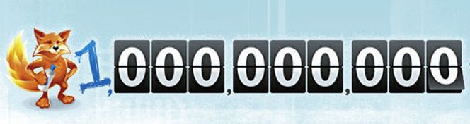 Firefox er lastet ned 1 milliard ganger siden november 2004.