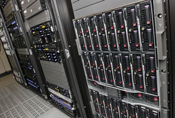 Bilde fra Opera Softwares serverrom i Oslo. Foto: Per Ervland Bilde: Per Ervland