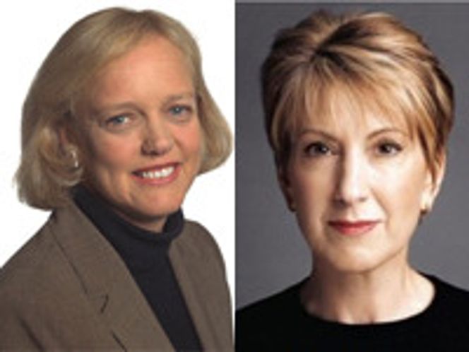 Velgerne i California valgte demokratiske karrierepolitikere framfor IT-milliardærene Meg Whitman (t.v.) og Carly Fiorina.