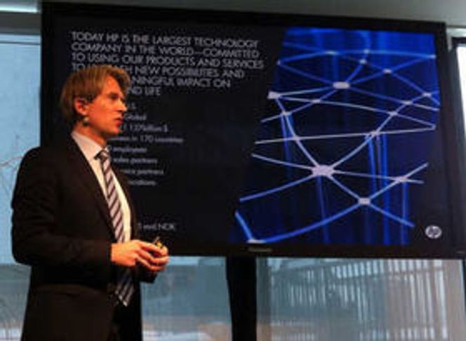 Avtroppende sjef for HP Norge, Eivind Roald, ble med på Greenfield Datacenter i fjor høst. HP skal bruke sin internasjonale kompetanse på utvikling av anlegget og selge det inn til sine kunder. Bilde: Sigvald Sveinbjørnsson