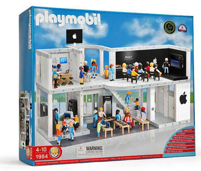Apple Store Playset fra Playmobil. Bilde: ThinkGeek.com