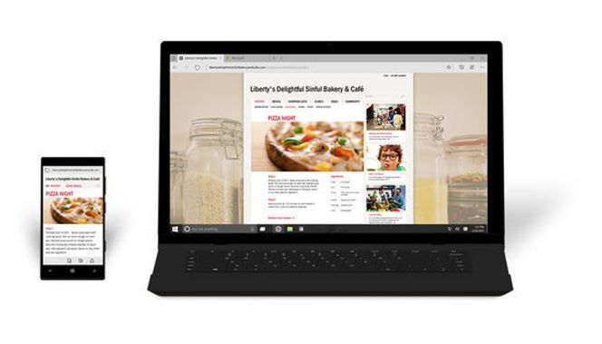 Spartan på Windows 10. Bilde: Microsoft