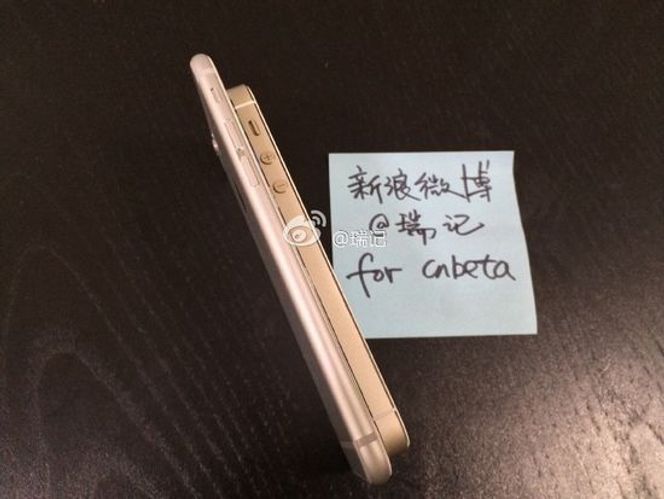 iPhone 6 fra siden. Bilde: Cnbeta