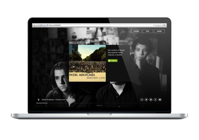 Slik ser kampanjen ut på web. Bilde: Show.co