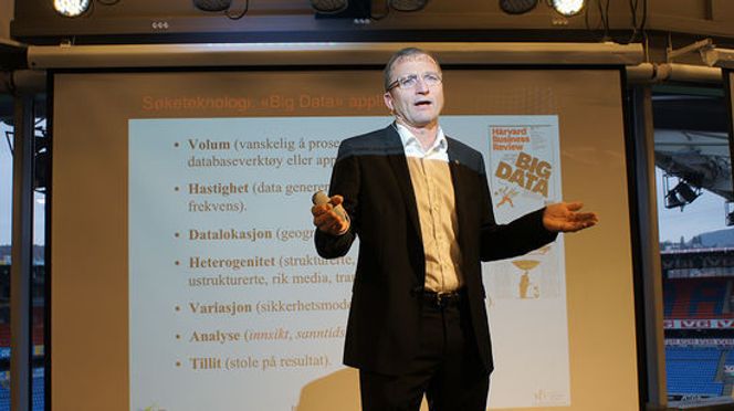 Big Data er fremtiden, sier Dag Johansen i iAD. Bilde: Thomas Marynowski
