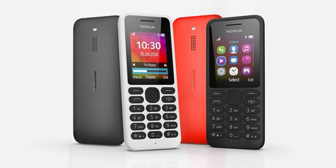 Rimelige «featurephones» som Nokia 130 vil fortsatt bruke Nokia-navnet. Bilde: Nokia