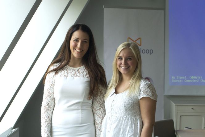 Hanna Aase og Julie Berg i Wonderloop. Bilde: Andreas Wisle
