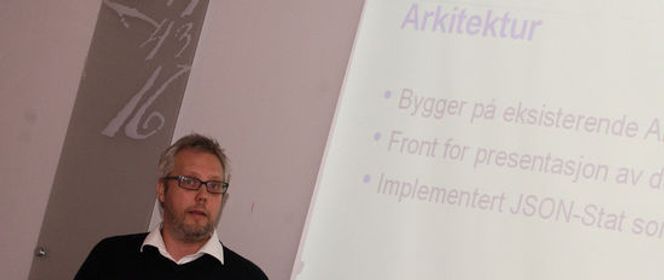 Trygve Falch er løsningsarkitekt i SSB. Bilde: Marius Jørgenrud