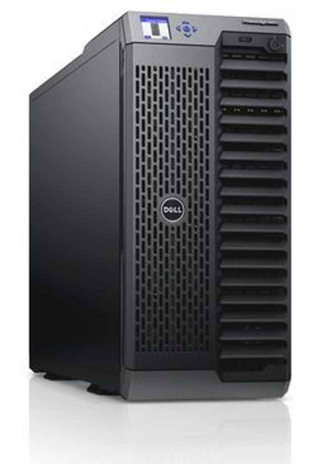 Hver M620-server i VRTX kan ha opptil 8 prosessorkjerner (Xeon E5-2600) og opptil 768 gigabyte minne.