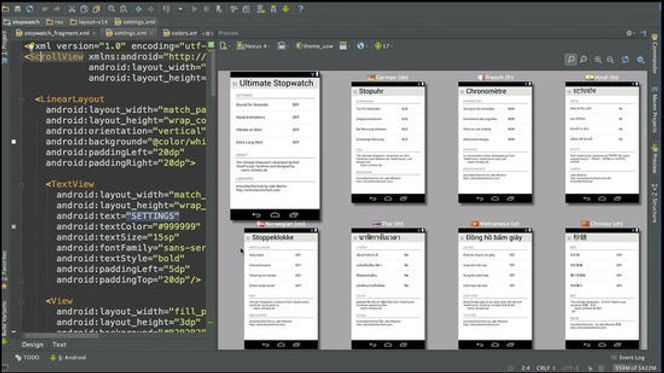 Tilpasning av språk i Android-applikasjoner skal være enklere med Android Studio. Bilde: Google YouTube-video